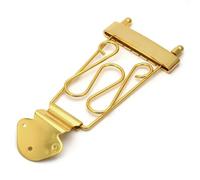 Ponte for basso elettrico con cordiera a 6 corde con viti for Arch-top for Jazz for Tra-peze Chrome Black Gold Dropshipping(Gold)