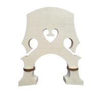 Ponte For Basso Regolabile In Acero 1 Pezzo 4/4-1/4 | 1 pezzo vuoto regolabile for ponte for contrabbasso in acero, adatto da 4/4 a 1/4