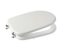 Ponte Giulio B41DEC35 Sedile Chiuso per WC Disabili o Anziani, Serie Casual, Bianco