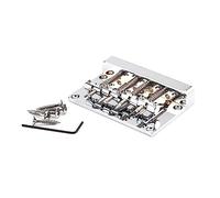 Ponte Hardtail per basso a 4 corde con viti e chiave ponte per basso vintage in ottone selle parti di ricambio