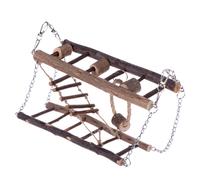 Ponte in legno naturale da appendere - L 27 x P 7 x H 17 cm