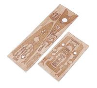 Ponte in legno per Tamiya 78013 1/350 tedesco della seconda guerra mondiale corazzata Bismarck modello accessori di ricambio