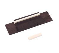 Ponte In Palissandro Con Sella In Osso E Capotasto Per Chitarra CIGAR BOX A 3