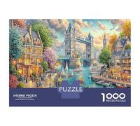 Ponte Londra tramonto 1000 Pezzi Insieme Di Puzzle Complesso Per Sfida Estremamente Difficile Fiume Tower Bridge adattato Per Dopo La Scuola E Puzzle Meglio Classificati 70x50cm/1000pcs