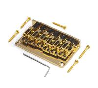 Ponte per basso a 6 corde Hardware Struttura in lega Ponti per chitarra elettrica per uso Studio Stage Doppio canale