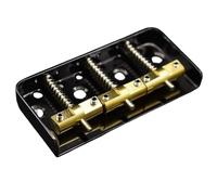 Ponte Per Chitarra 1 Set Di Ponti Per Chitarra Corti A Doppio Carico Con Selle In Ottone Compensate Con Lati Tagliati(Black)