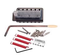 Ponte per chitarra a installazione rapida con selle in acciaio stampato, tremolo e piastra sul manico per un'accordatura precisa Ponte tremolo per chitarra