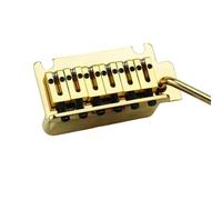 Ponte Per Chitarra Acustica 1 Set 2 Post Point Chitarra Elettrica Ponte Tremolo Base A Sella In Ottone Molla GG2001(GD)