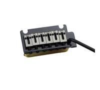 Ponte Per Chitarra Acustica 1 Set 2 Post Point Chitarra Elettrica Ponte Tremolo Base A Sella In Ottone Molla GG2001(BK)