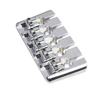 Ponte Per Chitarra Acustica Le Corde Del Ponte Per Basso Elettrico A 5 Corde Passano Attraverso La Cordiera In Metallo(Chrome)