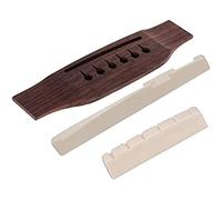 Ponte per chitarra acustica sinistra e dado scanalato, strumento liutaio