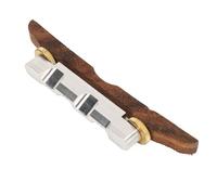 Ponte per Chitarra Archtop Sostituzione del Ponte per Chitarra Regolabile in Altezza in Palissandro con Sella in Osso per Mandolino, Accessori Professionali