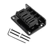 Ponte Per Chitarra Chitarra Elettrica A Quattro Corde Piccola Con Ponte Fisso Per Ukulele Da 60 Mm(Black)