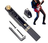 Ponte per chitarra elettrica, dispositivo di ricambio per corde | Ponte diviso per chitarra senza testa | per suonare in studio, registrazione, musica, produzione teatrale, spettacoli a casa