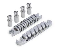 Ponte per chitarra elettrica Split Chitarra Ponte Cordiera Selle Individuali Per 6 Corde Chitarre Elettriche Parti di Ricambio