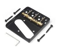 Ponte per chitarra elettrica, vintage a 6 corde, ponte Telecaster con selle standard, ponte ABR, accessori per strumenti musicali (nero)
