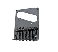 Ponte Per Chitarra Elettrica Vintage Ponte Per Corde Indipendente Cordiera Passante Fissa A Doppio Scopo PER Ponte Per Corde SQ(Black)