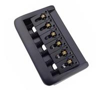 Ponte per chitarra in metallo Struttura in metallo per chitarre elettriche a 6 corde regolabile 10,5 mm Spaziatura delle corde facile installazione Precisioni Tuning Ponte per chitarra regolabile