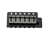 Ponte Per Chitarra Parti Di Ricambio GG1001 Con Base A Sella In Ottone Per Chitarra Elettrica Ponte Tremolo(Black)