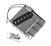 Ponte Per Chitarra Ponte Pieghevole A Tre Lati Con Pickup 6.2K Set Nero Di Tre Sellette Di Accordatura Per Accessori Per Chitarra TL