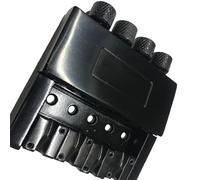 Ponte Per Chitarra Senza Testa A 4 Corde Per Basso Elettrico Ponte Tremolo Con Sella A Rullo Di Ricambio Per Basso Elettrico Con Viti E Chiave