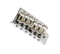 ponte per chitarra Set Accessori Per Assemblaggio Chitarra Elettrica Ponte Single Shake Tremolo Vintage Bent Iron String Bridge(Silver)