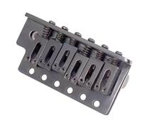 ponte per chitarra Un Set Di Ponte Per Chitarra Elettrica Con Base Ispessita 6 Corde Sella Singola Tremolo Accessori Per Chitarra(Black x 1 set)
