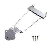 Ponte per corde in lega 132 mm di lunghezza, adatto per la maggior parte degli strumenti, incluso materiale di montaggio, cordiera in lega di zinco per chitarre