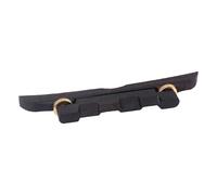 Ponte per mandolino altezza di ricambio regolabile peso della luce Ebony Chitarra Bridge Easy String Action Impostazioni altezza continua Ponte in ebano regolabile