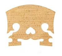 Ponte per violino in legno di acero Corda di violino Ponti in stile barocco classico Intarsio a U in ebano a forma di cuore (Color : 4-4 Style 2)