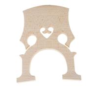 Ponte per violoncello per strumento musicale, forma sapiente, struttura in legno per una risonanza delle corde più chiara, dimensioni standard multiple, facile installazione, ponte per violoncello per