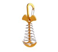 Ponte Plank Board Tenda Pali In Lega di Alluminio Ancore Molla Fishbone Deck Ancoraggi Piolo Fishbone Guyline Corda Regolatore Lega di Alluminio Molla Tenda Peg Facile da Usare
