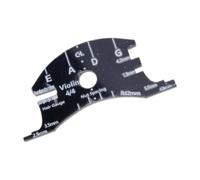 Ponte realizzato con precisione per un perfetto abito 4/4, ponte in metallo per violino aumenta il suono e fornisce un supporto sicuro
