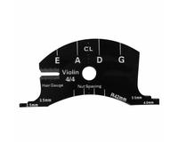 Ponte realizzato con precisione per un perfetto abito 4/4, ponte in metallo per violino aumenta il suono e fornisce un supporto sicuro