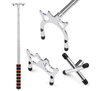 Ponte retrattile per stecca da biliardo con 3 s intercambiabili, in acciaio inox, strumento oro/argento per uso domestico o in discoteca