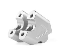 Ponte Rialzo Manubrio Moto Misura Per Husqvarna Per Svartpilen 401 2017-2022 2023 Moto Manubrio In Alluminio Riser Offset Manubrio Riser Morsetto Riser Manubrio Moto(Silver)