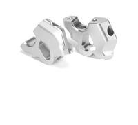 Ponte Rialzo Manubrio Moto Morsetto Di Rialzo Per Manubrio Per Moto Per BMW Per R1300GS R 1300 Per GS 2024- Adattatore Per Arretramento Manubrio Rialzato Morsetto Riser Manubrio Moto(Silver)