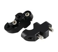 Ponte Rialzo Manubrio Moto Per XT660Z Per Tenere Accessori Per Motociclette Riser Manubrio Adattatore Morsetto Montaggio Manubrio 22mm 7/8" CNC Alluminio Morsetto Riser Manubrio Moto(Black)