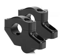 Ponte Rialzo Manubrio Moto Riser Manubrio CNC Per Motocicletta Con Morsetto Offset Per XT 350 500 600 Per TT-R125 Per TT-R230 Morsetto Riser Manubrio Moto(Black)
