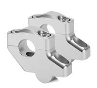 Ponte Rialzo Manubrio Moto Riser Manubrio Per Motocicletta, Morsetto Offset Adatto Per XT 350, 500, 600,Per TT-R125, Per TT-R230 Morsetto Riser Manubrio Moto(Silver)