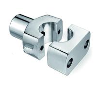 Ponte Rialzo Manubrio Moto Riser Per Manubrio Da 22 Mm E 25 Mm, Neri, Per Moto, Per Dyna, Per Touring 883, Per Sportster, Per Iron, Per Softail, Per Custom Morsetto Riser Manubrio Moto(Silver25MM)
