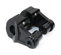 Ponte Rialzo Manubrio Moto Riser Per Manubrio Da 25,4 Mm Per Moto, Adatti Per Sportster, Per Dyna, Per Thruxton 900, Per KAWASAKI, Per Vulcan 800 Per Suzuki Morsetto Riser Manubrio Moto(Black)