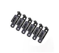 Ponte Singolo Individuale Da 6 Pezzi Per Chitarra Elettrica A 6 Corde Argento (Color : Black)