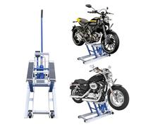 Ponte sollevatore idraulico ATV per moto - Capacità 680 kg - Sistema di sollevamento idraulico - Ideale per appassionati e professionisti - Montaggio a pavimento - Accessori inclusi