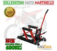 PONTE SOLLEVATORE MOTO CARRELLO CRIC IDRAULICO 680KG MARTINELLO CAVALLETTO BIKE