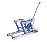 Ponte sollevatore per moto, altezza regolabile 120 - 387 mm, portata fino a 680 kg, idraulico, montaggio per moto, in garage ed esterni