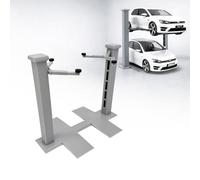 Ponte sollevatore per veicolo 1:18 come kit auto modellismo Diorama modello vetrina per scene auto personalizzate, collezioni di display e regalo per gli appassionati di automobili (grigio)