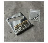 ponte sostitutivo per chitarra Per TL Chitarra Elettrica Ponte Vintage Sei Pezzi Singolo Pickup Cordiera In Ottone Chiave A Vite(Brass)