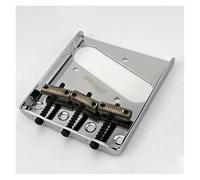 ponte sostitutivo per chitarra Ponte Per Chitarra Chrome Silver 3 Saddle Bridge Tre Selle Stile TL
