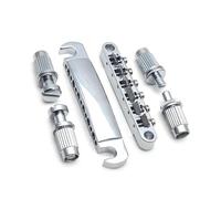 ponte sostitutivo per chitarra Un Set Di 12 Corde Ponte Sella E Cordiera Per Chitarra Elettrica LP Con Perno E Ancoraggio Cromato